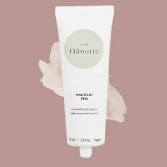 FLANERIE Water Lily PHA Pore Refining Exfoliator Brand New Sealed 1.52 Fl Oz - Picture 2 of 8